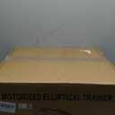 Under Desk Elliptical Machine, Electric Ellipse Leg Exerciser as Seen on Tv for Seniors with 12 Adjustable, Quiet Portable Elliptical Machine, Seated Pedal Exerciser with Remote Control (orange)