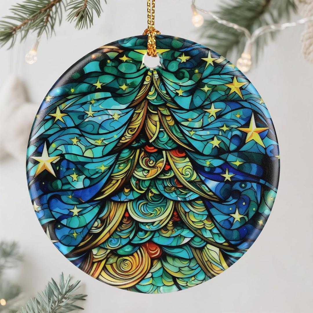 4 x Christmas Ornament, Christmas Tree Ornament, & Perfect Holiday Decor | Gifts for Family, Coworker, Friends - Tree Ornament