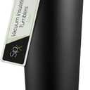 SIPX Triple-Insulated Tumblers - 22oz. Premium Modern Tumbler With Lid, insulated Cup Keeps Hot For 6 Hours, Stainless Steel Tumbler Made Of Sustainable Material, Coffee Travel Mug For Home & Office (21.1 Ounces, Black)