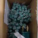 Clear Warm White Christmas Tree Lights - 20 ft String of 105 Incandescent Mini Bulbs Multifunctional Lighting Modes, for Decorative, Bedroom, Outdoor, Xmas Twinkle Lights with Green Wire Total 21.6 ft