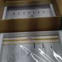 2 Pack Pull Out Cabinet Organizer, Expandable Slide Out Drawers for Kitchen Cabinets Peel and Stick Pullout Drawer Heavy Duty Sliding Shelves for Cupboard, Pantry, Bathroom(16.5" Deep, White)