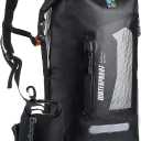 IDRYBAG Waterproof Backpack for Men 20L/30L/40L, Floating Dry Bag Kayak, Dry Backpack Hiking (Black)