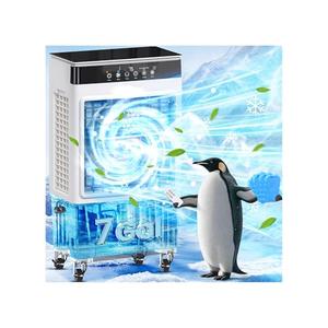 Swamp Cooler Air Conditioner with Dry Burn Protection, 4-in-1 Evaporative Air Cooler with 7-Gal Water Tank, 4 Modes, 3 Speeds, Remote, 12H Timer, Portable Windowless AC for Bedroom Home Office