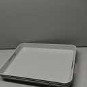 3 Kitchen Cookware tray with handle, grey