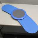 360 Rotating Transfer Board with Sliding Disk - 400lbs Heavy Duty Slide Board for Wheelchair to Car, Bed & Toilet Transfers - Mobility Aids for Elderly, Seniors & Stroke Patients - 7.2lbs Portable (Blue)