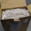 Litanika Queen Comforter Set with Sheets Beige - 7 Pieces Bed in a Bag Queen Chevron Tufted Complete Bedding Sets with Comforter, Sheets, Pillowcases & Shams (Queen (90"x90"))