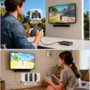 Switch 2 Charging Dock with Grip | Drop-and-Place Charging | Magnetic Play & Charge Controller Holder | RGB Charging Stand | Detachable Grip Compatible with Switch 2 Only