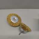 Wire Wheel for Drill - 24 Pack Brass Wire Wheel Cup Brush and End Brush Set, Wire Brush for Drill Rust Removal, Wire Brush Drill Attachments, 1/4" Drill Shank, Carbon Steel Bristles