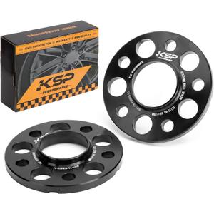 KSP 5X112mm Wheel Spacers, 12mm 66.56mm Hubcentric Bore Forged Tuning Spacer for Most Vehicle, Newer A4 S4 A5 S5 A6 S6 A7 S7 A8 Quattro, 2019+ (G-Chassis), 2pcs