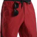 JEMLDL Men's Quick Dry Color Block Athletic Shorts