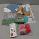 Red Cups 2 oz, Silicon Spatula Set, Plastic Cultery, Mini Container, 