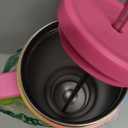 Meoky 50 oz Tumbler with Handle, Tumbler with Lid and Straw, Insulated Stainless Steel Travel Mug, 100% Leak-proof, Keeps Cold for 36 Hours or Hot for 12 Hours (Carnival)
