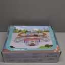 Electric Toddler Train Set Toy, Battery Powered Railway Train Track Toy Playset for Kids Ages 3 4 5, Boys and Girls