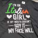 I'm An Italian Girl If My Mouth Doesn't Say It My face Will Pullover Hoodie(2XL)