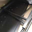 Overbed Table with Wheels Overbed Desk Over Bed Desk King Queen Bed Table Overbed Laptop Table Over Bed Table with Wheels(Black)