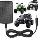 24V Charger for Ride On Toys, 24 Volt Battery Charger for Kids Electric Car, SUV, ATV, Jeep, Quad, Compatible with Best Choice Products & Kid Trax Ride-Ons.