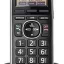 Panasonic Office Phone, Cordless Extension Handset Accessory to Connect Wirelessly to Expandable Base Station - KX-TGWA41B (Black)