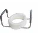 Essential Medical Supply Raised Elevated Toilet Seat Riser for an Elongated Toilet