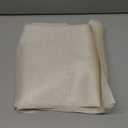 Leetaltree Sparkling Translucent White Sequin Woven Vinyl Placemats, Set of 12 - Waterproof & Washable Dining Table Mats for Wedding, Anniversary, Daily Use, Hand-Cut