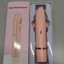 Bikini Trimmer for Women,2 in 1 Dual Head Bikini Shaver & Body Shaver,Cordless & Waterproof Electric Bikini Trimmer for Women, Painless Hair Removal with Silky Glow Finish,Pink3