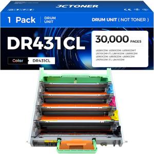 DR431CL Drum Unit High Yield Replacement for Brother DR-431CL Imaging Drum Compatible with HL-L8360CDW MFC-L8900CDW MFC-L8690CDW HL-L8260CDW MFC-L8610CDW MFC-L8905CDW MFC-L9570CDW HL-L8360CDWT Printer
