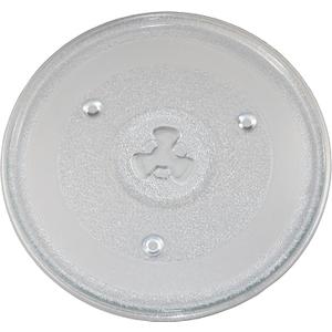 HQRP 10.5" / 27cm Glass Turntable Tray Compatible with GE General Electric, Hamilton Beach, Panasonic, Emerson, Haier, Chefmate, Avanti, Sunbeam, Oster Microwave Oven Cooking Plate 10-1/2-inch 270mm