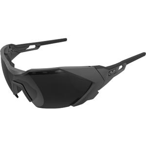 Mechanix Wear: Vision Type-E Safety Glasses with Advanced Anti Fog, Scratch Resistant, Grey Half Framed Protective Eyewear, Lightweight, Adjustable Arms and Nose, For Outdoor Use (Smoke Lens)