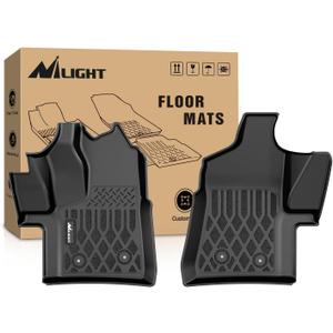 Nilight TPE Floor Mats for Ford Transit 150 250 350 350HD Vinyl Floor 2022 2023 2024 2025 2026 (Not for Connect) All Weather Custom Fit Heavy Duty Floor Liners