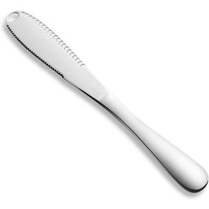 The Better Butter Spreader Knife, Butter Knife Spreaders, Stainless Steel Butter Knives Curler, Butter Knifes for Cold Butter Slicer with Holes, Butter Grater, 3 in 1 Kitchen Gadgets Serrated