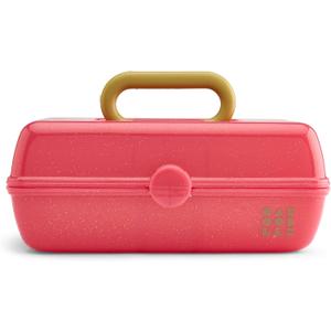 Caboodles Wicked Collection Cosmetic Case, Travel Storage Organizers (Wicked Glinda - Pink Sparkle)