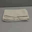 KOUFALL 20 Inch Thermal Modern Cafe Curtains for Kitchen Small Window, Room Darkening Boho Farmhouse Insulated Curtains for Winter, Cream (Beige)