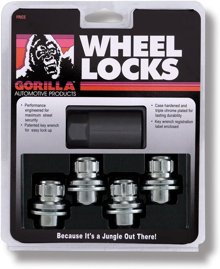 Gorilla Automotive 73631T Toyota O.E. Wheel Locks With Washer (12mm x 1.50 Thread Size)