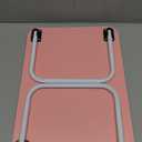 Lap Desks Laptop Tray for Bed or Couch,Portable Breakfast Serving Tray with Folding Legs,Foldable & Lightweight Mini Table, Laptop Stand for Working, Reading and Writing,Pink