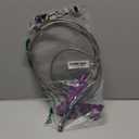 Hydraulic Disc Brake Set, Left Front 1110mm & Right Rear 1610mm, 4 Piston Bike Brakes Set Compatible with Talaria XXX/Talaria Sting MX3/Surron Light Bee X/R MX4/Segway X160 X260/79Bike(Purple)