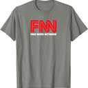 FNN Logo Fake News Network Funny Trump T-Shirt, S