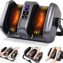 Foot Massager, Deep Shiatsu Massage, Kneading and Rolling Foot, Calf and Arms, Relieves Muscle Tension, Helps to Comfort and Relax, Suitable for Home or Office Use