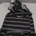 Kuoser Dog Surgery Recovery Suit, Soft Breathable Dog Recovery Suit for Female Spay Male Nueuter, Anti Licking Puppy Onesie Pet Surgical Suit for Dogs Abdominal Wounds Skin Disease, Black Strips X-Large (Back: 20.1" - 24.8"; Weight: 42 - 75LB)