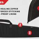 Allen Company Durango Rifle Case - 40-Inch Soft Gun Bag - Hunting and Shooting Accessories - 1.5-inch Webbing Handles and a Hanging Loop - Black