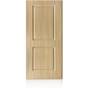 38 in. x 87 in. 2 Panel Hollow Core Oak Finished PVC Composite Interior Door Slab