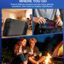 ivoler Dockable Grip Case for Nintendo Switch 2, 5-in-1 Kit: Skin-Feel Matte PC Shell, Detachable 2 X Joy-Con Grips Cover, 2X Screen Protector, Scratch&Shock Protection Full Set (Black)