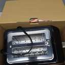 Chefman Smart Touch 2 Slice Digital Toaster, 6 Shade Settings, Touchscreen Controls, Extra-Wide Slots for Thick Breads & Bagels, +10 Seconds, Defrost, Removable Crumb Tray – Stainless Steel