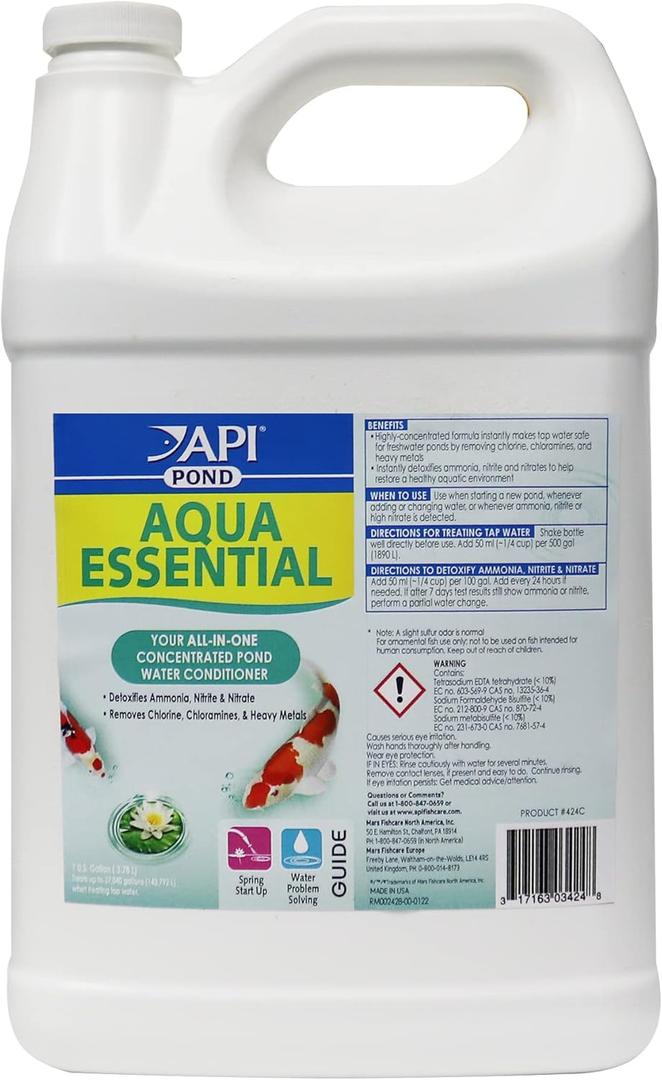 API Pond Aqua Essential Pond Water Conditioner 1-Gallon Bottle
