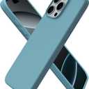 ORNARTO Compatible with iPhone 16 Pro Max Case 6.9", Slim Liquid Silicone 3 Layers Soft Gel Rubber Shockproof Protective Cover with Anti-Scratch Microfiber Lining-Cactus