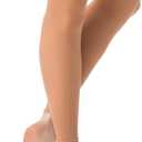Danskin Women's Microfiber Footless Tights (Beige)