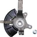 TRQ Front Wheel Bearing & Hub Assembly with Knuckle LH for Ford Mercury Mazda