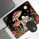 OFlich Skull Mushroom Mouse Pad - Skull Mushroom Moon Mousepad with Non-Slip Rubber Base for Laptop Computer Desktop Keyboard, Occupational Therapy Gifts (9.57.9 Inch)