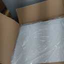 HOMBYS Memory Foam Couch Cushion Replacement, High Density Upholstery Foam Wrapped with Memory Foam & Polyester Batting, Sofa Cushions Inserts with Dacron Fiber Layer,with Removable Cover,6"x24"x24" (White)