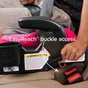 Diono Connect3 RXT Backless Booster, Slim Fit 3-Across in Many Mid-Sized Sedans and SUVs, for Children from 40-120 lbs., Lightweight with Latch connectors, Manufacturing Date: 03/2026