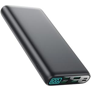 Portable Charger 38800mAh,LCD Display Power Bank,5 USB Outputs Battery Pack Backup, USB-C in&out Dual Input Phone Charging Compatible with iPhone 16/15/14/13 Pro/12,Android Samsung Galaxy Pixel Nexus