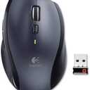 Logitech M705 Marathon Wireless Laser Mouse, 2.4 GHz Frequency, 30 ft Wireless Range, Right-Hand Use, Black